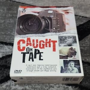 CAUGHT ON TAPE 2002 3-DISC DVD BOX SET REAL LIFE BIZARRE FOOTAGE